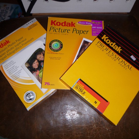 3 Packages of 8.5" x 11" Kodak Paper - Picture 1 of 4